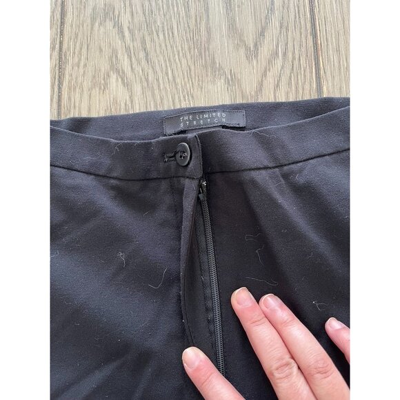 EUC The Limited Black Wide-Leg Stretch Pants Size 8 Regular - Picture 6 of 6